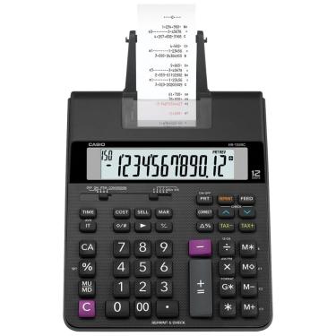 Imagem de Calculadora com Bobina, 2 Cores de Impressa?o, 2.0 Linha, Hr-150RC-B-Dc Preta