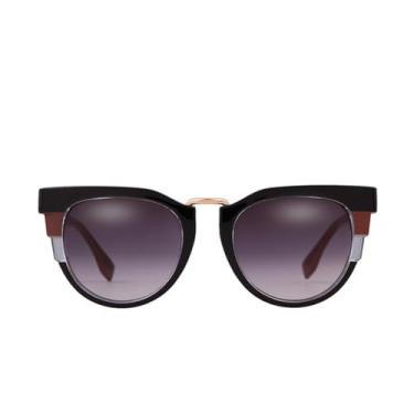 Imagem de HPIRME Óculos retrô femininos fashion armação grande redondo sombra uv400(1)