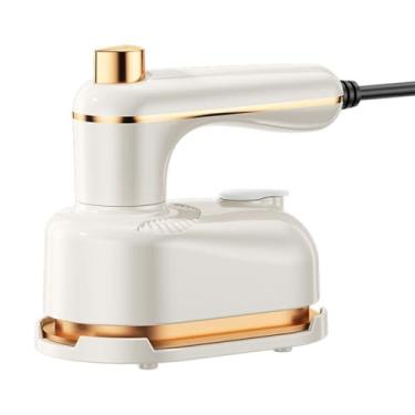 Imagem de ＫＬＫＣＭＳ Ferro a vapor portátil para uso em casa, mini máquina de passar roupas para camisas e calças, Branco