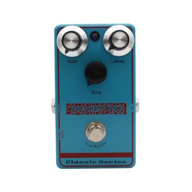 Imagem de SPYMINNPOO Pedal de Acionamento de Baixo Ganho Clássico para Guitarra Elétrica, Pedal de Efeitos Rochosos de Tom de Ganho de Teto Vintage do Tubo Vintage