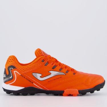 Imagem de Chuteira Joma Maxima Society Laranja e Preto, 39
