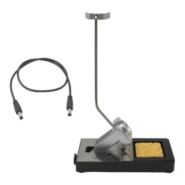 Imagem de predolo Suporte para ferro de solda, suporte para ferro de solda elétrico, peças, base, prático para prateleira de solda para profissional
