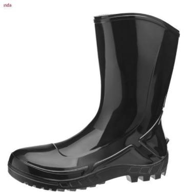 Imagem de Bota de pvc preta sol preto c/medio - BRACOL, 35