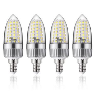 Imagem de Lâmpada LED de candelabro Aolang E12 12W 6000K, não regulável (pacote 
