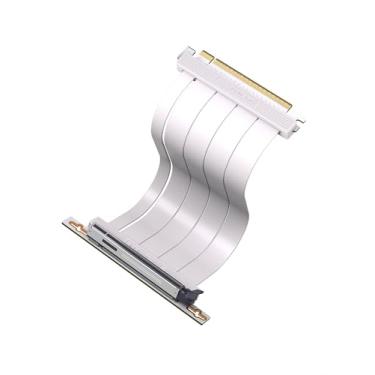 Imagem de EZDIY-FAB Cabo Riser PCIe 5.0 X16, largura de banda de 128 GB/s, para GPUs RTX 50/40 e RX 9000/7000, placa de extensão PCIe, retrocompatível com PCIe 4.0/3.0, suporte de GPU vertical, ângulo reto - 20