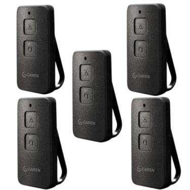 Imagem de Kit 5 Controles Remoto para Portão Automático Garen PPA AGL HDL Intelbras Tx Light/Tx Max