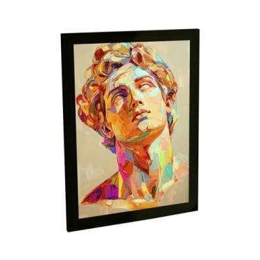 Imagem de Quadro Decorativo Estatua Grega Ilustração Pop Art Decoração Poster Quarto Sala