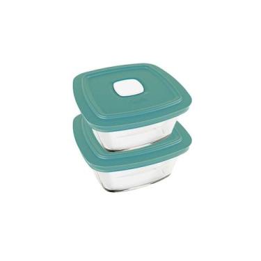 Imagem de Kit c/2 Tigela Pote Marinex Facilita Vap 300ml c/tampa - Nadir Figueir