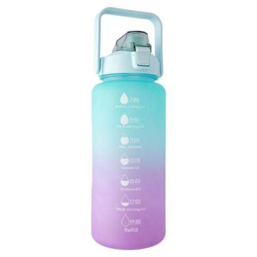 Imagem de Garrafa Squeeze De Água Para Academia Fitness Tie Dye - Clink