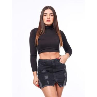 Imagem de Mini Saia Feminina Jeans com Elastano Razon Jeans, 38