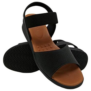 Imagem de Sandália Usaflex Feminina Plataforma Preto Ae2013003 34