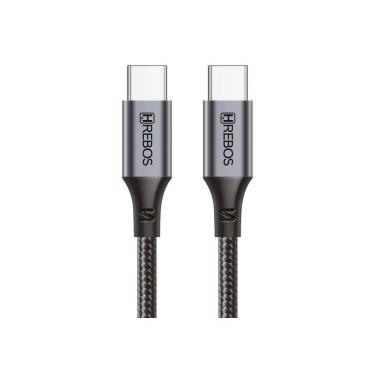 Imagem de Cabo Carregador Hrebos Usb-c  Usb-c Turbo cb362c