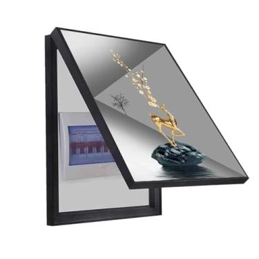 Imagem de Medidor Caixa Pintura Decorativa Moldura Preta Medidor Caixa Capa Pendurada Pintura Adequada Para Sala De Jantar Sala De Estar Quarto, B, 60x80cm