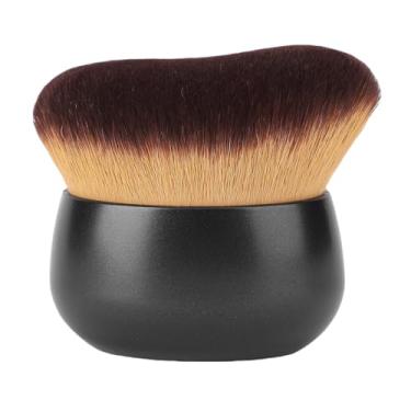 Imagem de ZJchao Brush de Auto -bronzeador, 2.56x2.56 Em Protetores Solares Aplicador de Protetor Solar Curva e Design de Altura Exclusivos para Face e Corpo (Preto)