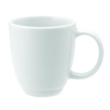 Imagem de 04 Canecas Coffee Shop Bojuda em Porcelana Branco 370mL - Porcelana Schmidt