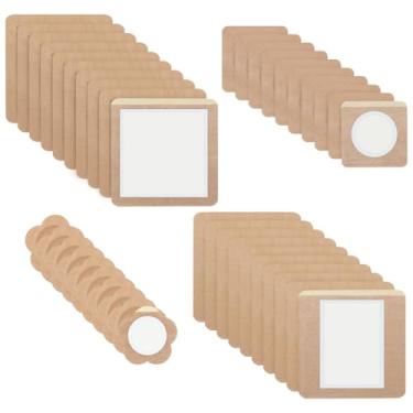 Imagem de 40 peças de envoltórios de óleo essencial para cintura traseira do braço do pescoço, envoltórios de óleo prensado a frio respirável com camada interna de algodão, pacotes de óleo adesivo à prova de