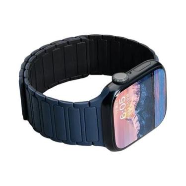 Imagem de Pulseira Esportiva Magnética De Silicone De 49mm 45mm 46mm 42mm 38mm 4
