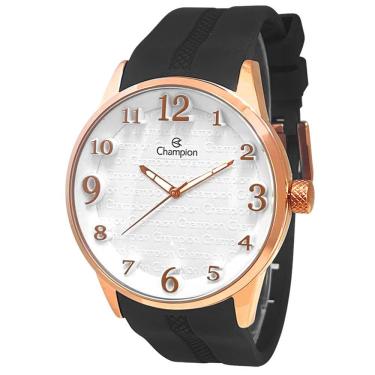 Imagem de Relógio Champion Masculino Analógico Preto Branco Ch30224d