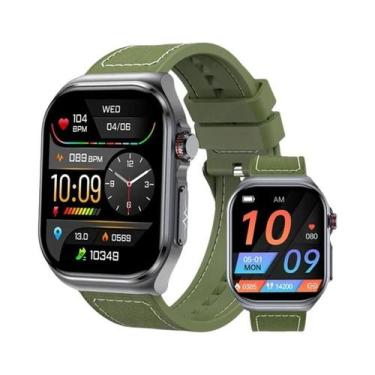 Imagem de Relógio Inteligente Masculino Com ECG, Monitor De Frequência Cardíaca 