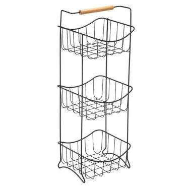 Imagem de Fruteira Tripla Arthi Eco Black