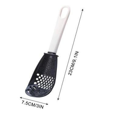Imagem de 3pc multifuncional cozinha cozinhar colher alho imprensa triturador es