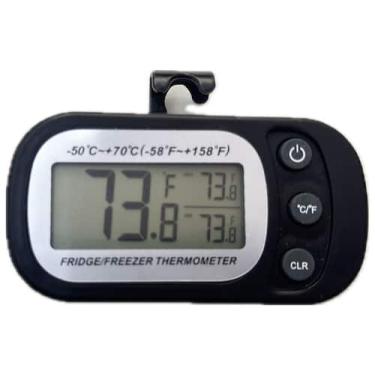 Imagem de Termômetro Geladeira Digital Medidor Interno - MEC, Preto