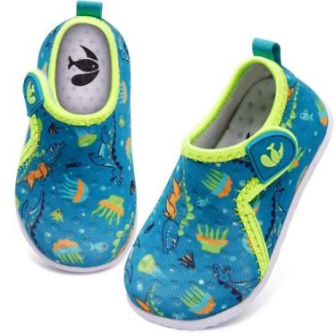 Imagem de Sapatos aquáticos FEETCITY de malha respirável para bebês de 0 a 6 mes