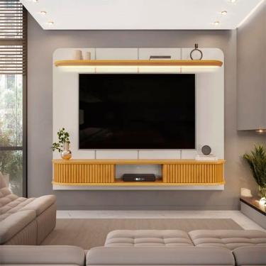 Imagem de Painel para TV ate 75 2 Portas LED DJ Moveis Capri