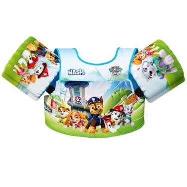 Imagem de Boia Colete Flutuante Crianças De Natação Piscina Praia Patrulha Canin