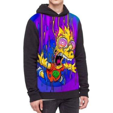 Imagem de Moletom Com Capuz The Simpsons Os Simpsons Ref:658 - smoke, Preto, GG