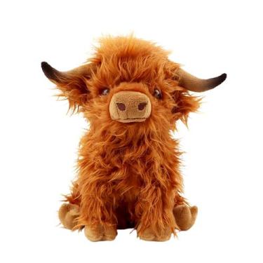 Imagem de Brinquedo de pelúcia para bichos de pelúcia Gluutoyashop Highland Cows