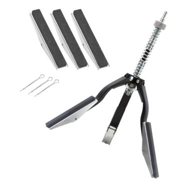 Imagem de Mqetly Kit de ferramentas para afiar cilindros de motor, pedras de polimento e lixamento ajustáveis, 4inch