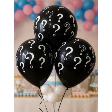Imagem de Balão Pic Pic N10 Chá Revelação C/25un Festa Decoração - Crgfestas