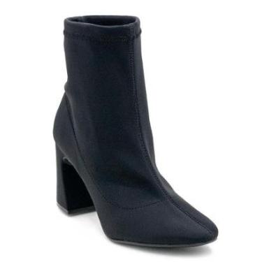 Imagem de Bota Cano Curto Suzana Santos 4274 Preta-Feminino