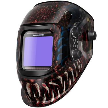 Imagem de Capacete de soldagem ARCCAPTAIN Auto Darkening True Color Alien