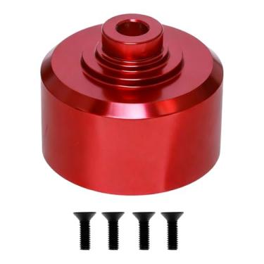 Imagem de Yunhgft Carcaça Diferencial Metálica de Alto Desempenho para Veículos Elétricos, Acessórios E Peças de Reposição para Carros RC, Carcaça Diferencial E, Vermelho