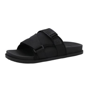 Imagem de Chinelo Feminino Plataforma Poofy Tira Slide Macio Usaflex