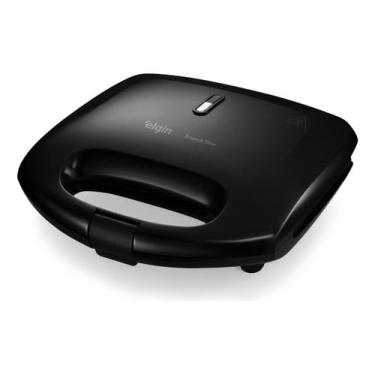 Imagem de Sanduicheira Brunch Time 2 Em 1 Elgin Antiaderente Preta, 220V