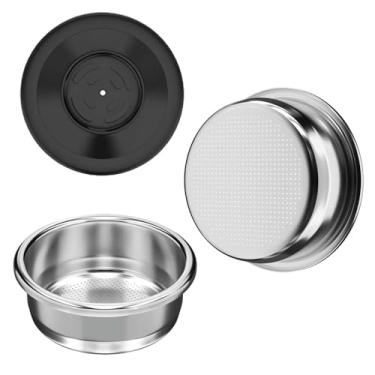 Imagem de [1 unidade] Cesta de filtro múltipla de precisão de 18 a 22 g [artesanato em estilo italiano] [Para extração uniforme e creme] Serve para Breville/Sage de 54 mm: Bambino, Bambino Plus, série Barista