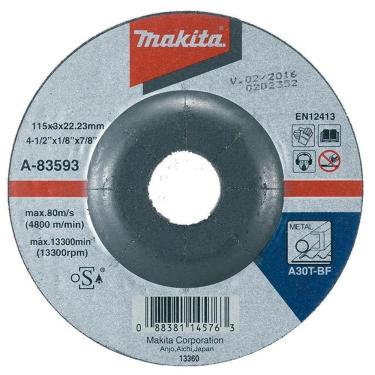Imagem de Disco De Corte-desbaste Para Aço 115mm Makita A-83593 - 10 Unidades