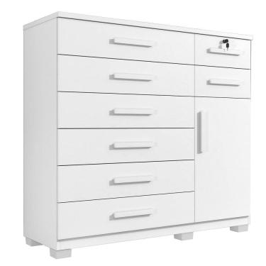 Imagem de Cômoda Pernambuco 8 Gavetas 1 Porta Com Sapateira - Benetil