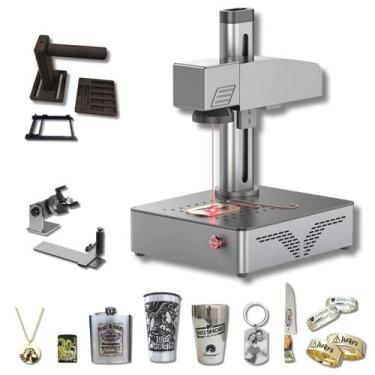 Imagem de Gravadora a Laser Fibra 30W para Metais, Grava Aço, Ouro e Alumínio co