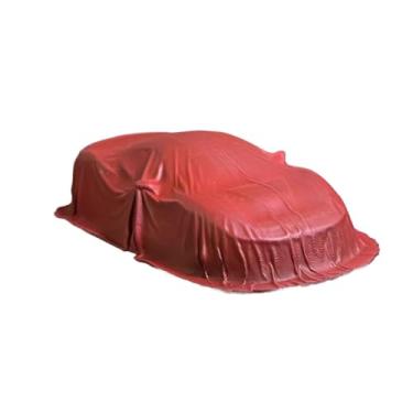 Imagem de harayaa Capa para modelo de carro em escala 1:64, brinquedo decorativo criativo para veículos, figuras em miniatura para estacionamentos, garagens, oficinas, Vermelho