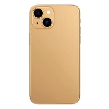 Imagem de Capinha de Vidro Reforçada para iPhone com Proteção Completa da Câmera com Design Premium Resistente a Riscos (Marrom, iPhone 11 Pro)
