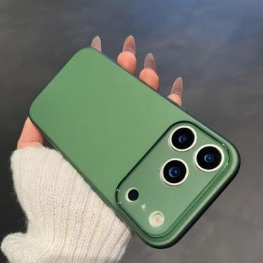 Imagem de Capa ultrafina fosca para iPhone 17, 16, 11, 12, 13, 14, 15 Plus, Pro Max, Mini, X, XR, XS Max, 17 Air, verde militar, para iPhone 17 Pro.