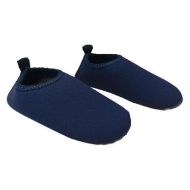 Imagem de Sapatilha de Praia Bebê e Infantil Proteção UV Marinho Everly-Unissex