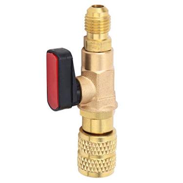 Imagem de Ymiko Adaptador de Válvula de Esfera de Refrigeração R410A, Conector de Válvula de Refrigerante CA 45BAR, Acessórios G1/4 G5/16