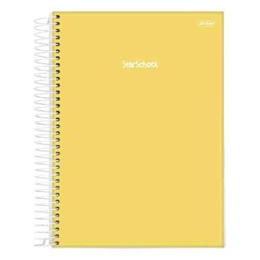 Imagem de StarSchool – Caderno 1/4 Espiral Stilo | Capa Dura, 80 Folhas e Espiral Colorido | Design Moderno e Compacto para Estudos e Anotações