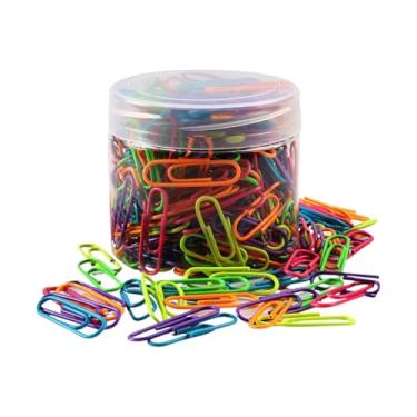 Imagem de 200 peças de clipes de papel de metal pequenos de 2,8 cm, mini clipes de papel revestidos, clipes de fichário de documentos, papelaria de escritório, clipes de papel pequenos, suprimentos escolares