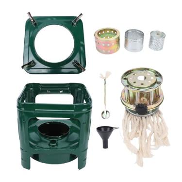 Imagem de AUNMAS Fogão Portátil a Querosene, Fogão Compacto de Acampamento Ao Ar Livre para Cozinhar Com Base Estável, Design Leve de Ferro, Adequado para Caminhadas, Piqueniques de Pesca